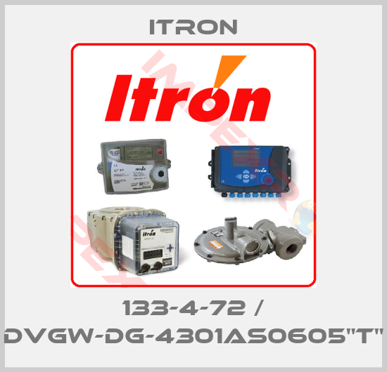Itron-133-4-72 / DVGW-DG-4301AS0605"t"