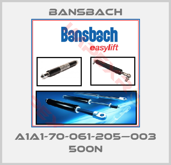 Bansbach-A1A1-70-061-205—003 500N