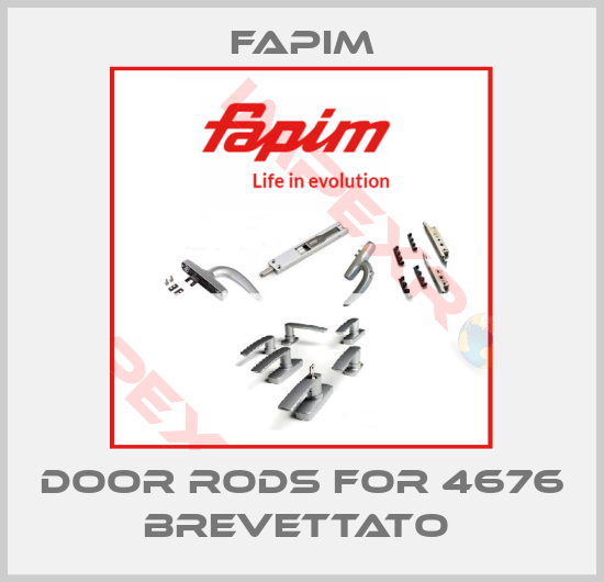 Fapim-Door rods for 4676 Brevettato 