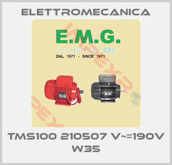 Elettromecanica-TMS100 210507 V~=190V W35