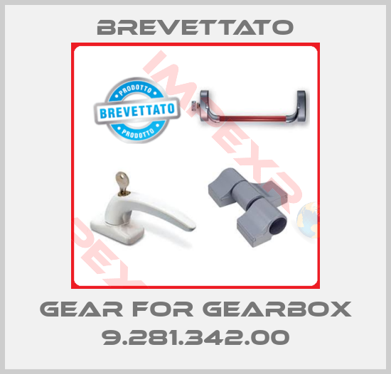 Brevettato-Gear for gearbox 9.281.342.00