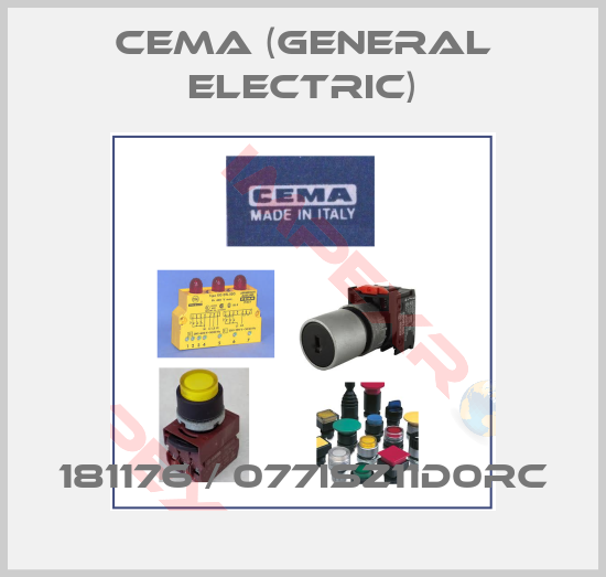 Cema (General Electric)-181176 / 077ISZ11D0RC