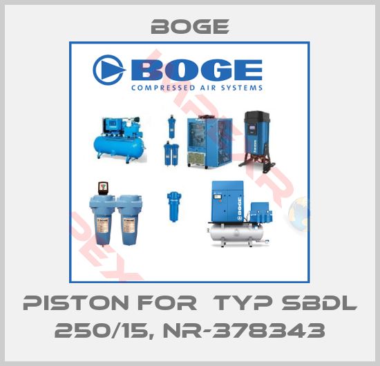 Boge-piston for  Typ SBDL 250/15, NR-378343