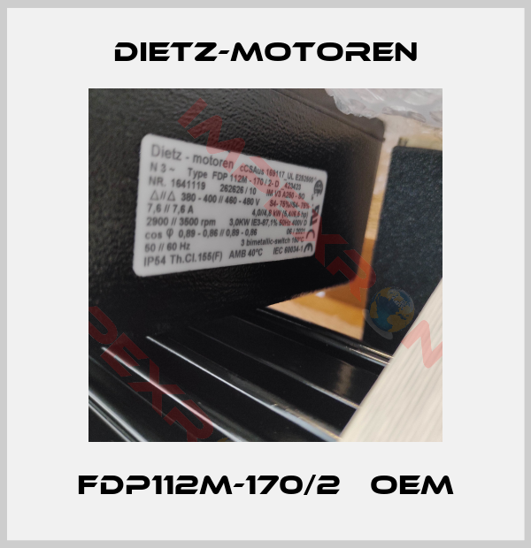 Dietz-Motoren-FDP112M-170/2   OEM