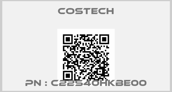 Costech-PN : C22S40HKBE00