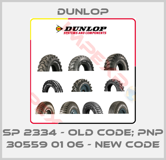 Dunlop-SP 2334 - old code; PNP 30559 01 06 - new code