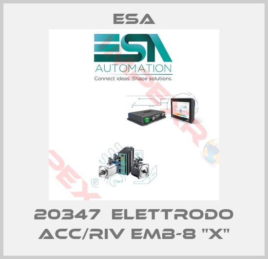 Esa-20347  ELETTRODO ACC/RIV EMB-8 "X"