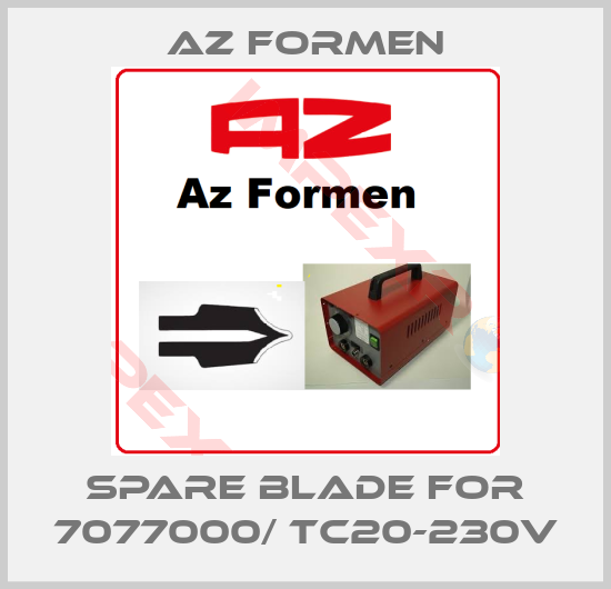 Az Formen-Spare blade for 7077000/ TC20-230V