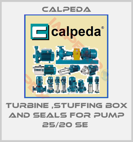 Calpeda-TURBINE ,STUFFING BOX AND SEALS FOR PUMP 25/20 SE 