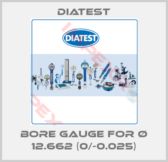 Diatest-bore gauge for Ø 12.662 (0/-0.025)
