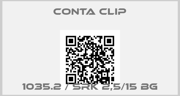 Conta Clip-1035.2 / SRK 2,5/15 BG