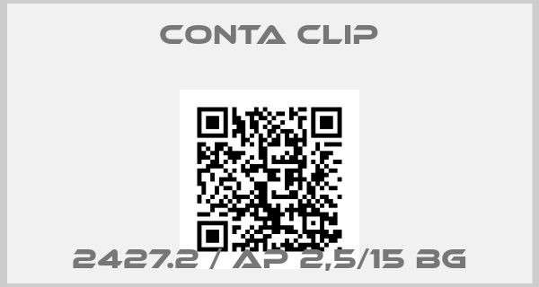 Conta Clip-2427.2 / AP 2,5/15 BG