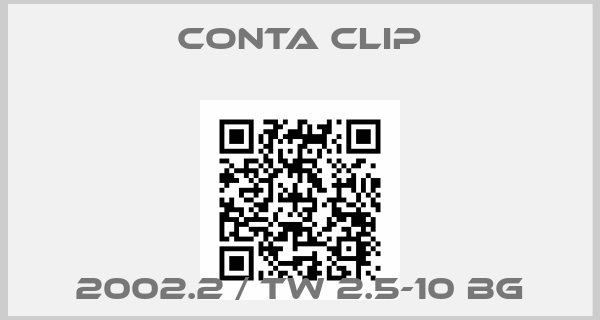 Conta Clip-2002.2 / TW 2.5-10 BG