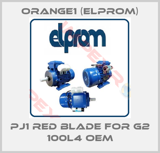 ORANGE1 (Elprom)-PJ1 red blade for G2 100L4 OEM