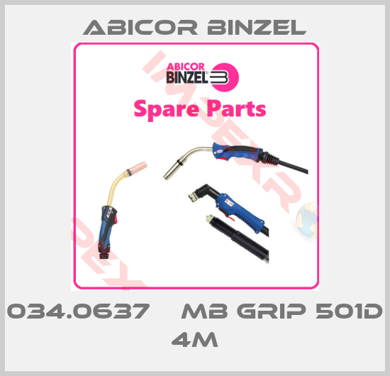 Abicor Binzel-034.0637    MB GRIP 501D 4M
