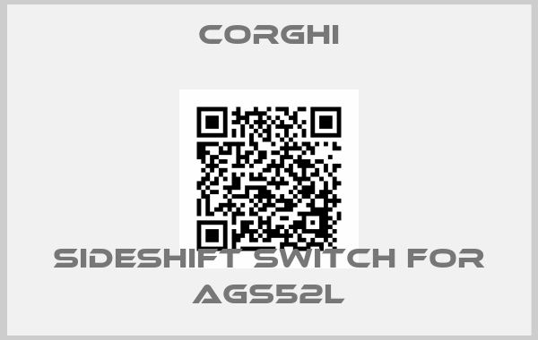 Corghi-sideshift switch for AGS52L