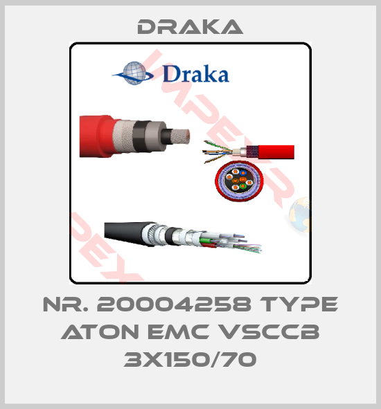 Draka-Nr. 20004258 Type ATON EMC VSCCB 3x150/70