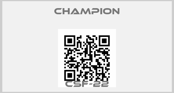 Champion-CSF-22