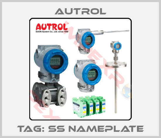 Autrol-TAG: SS Nameplate