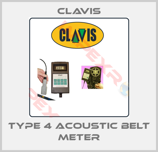 Clavis-Type 4 acoustic belt meter