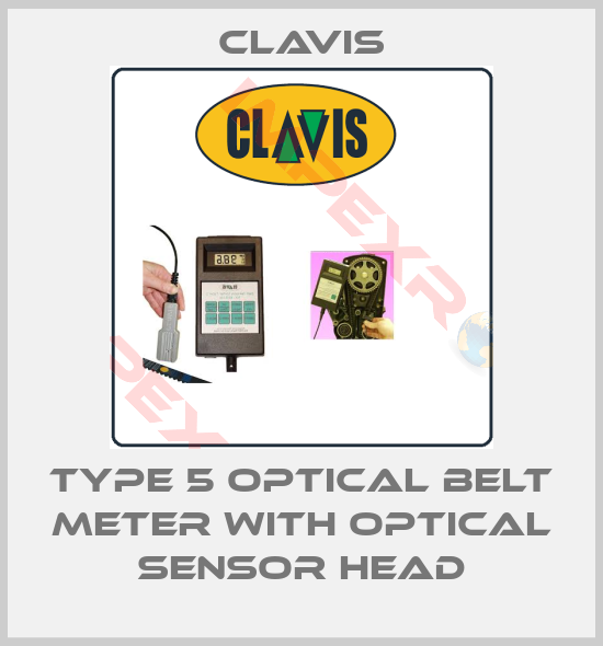 Clavis-Type 5 optical belt meter with optical sensor head