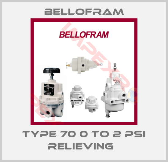Bellofram-Type 70 0 to 2 Psi Relieving  
