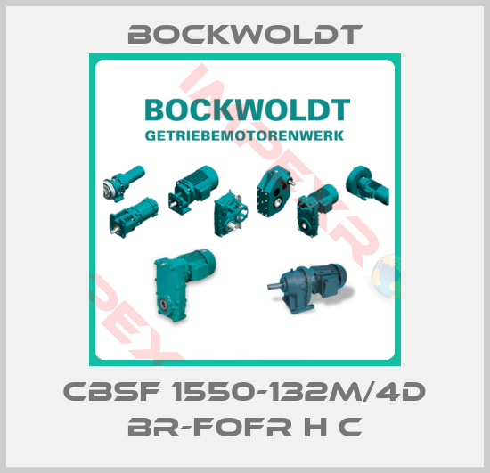 Bockwoldt-CBSF 1550-132M/4D Br-FoFr H C