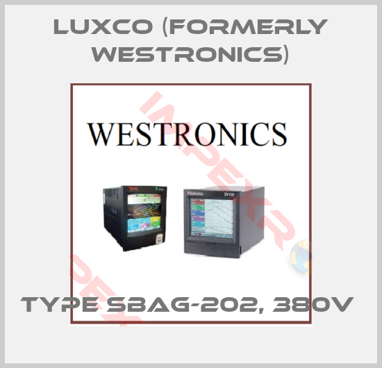 Luxco (formerly Westronics)-TYPE SBAG-202, 380V 