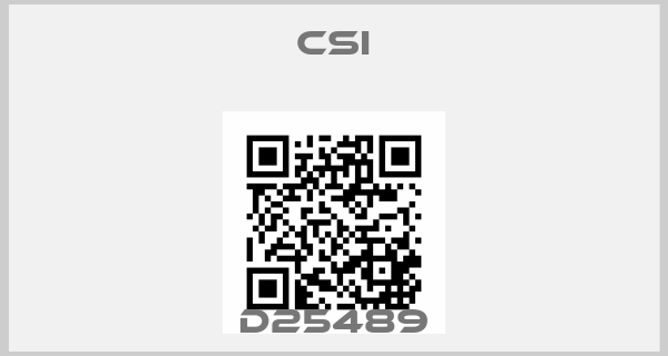 CSI-D25489