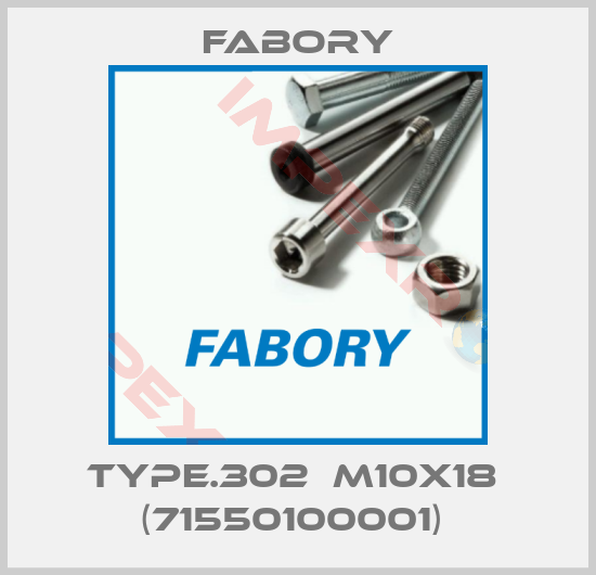 Fabory-TYPE.302  M10X18  (71550100001) 