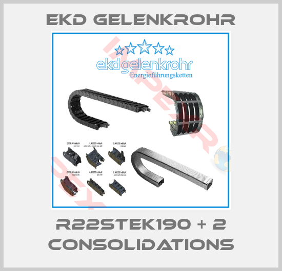 Ekd Gelenkrohr-R22STEK190 + 2 consolidations