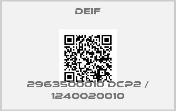 Deif-2963500010 DCP2 / 1240020010