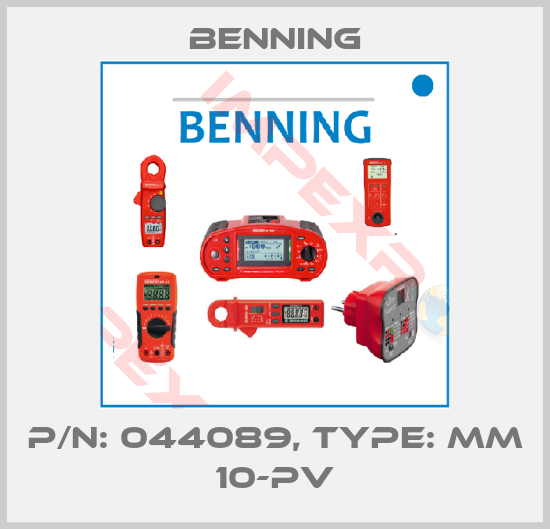 Benning-P/N: 044089, Type: MM 10-PV