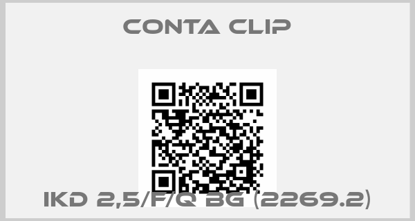 Conta Clip-IKD 2,5/F/Q BG (2269.2)