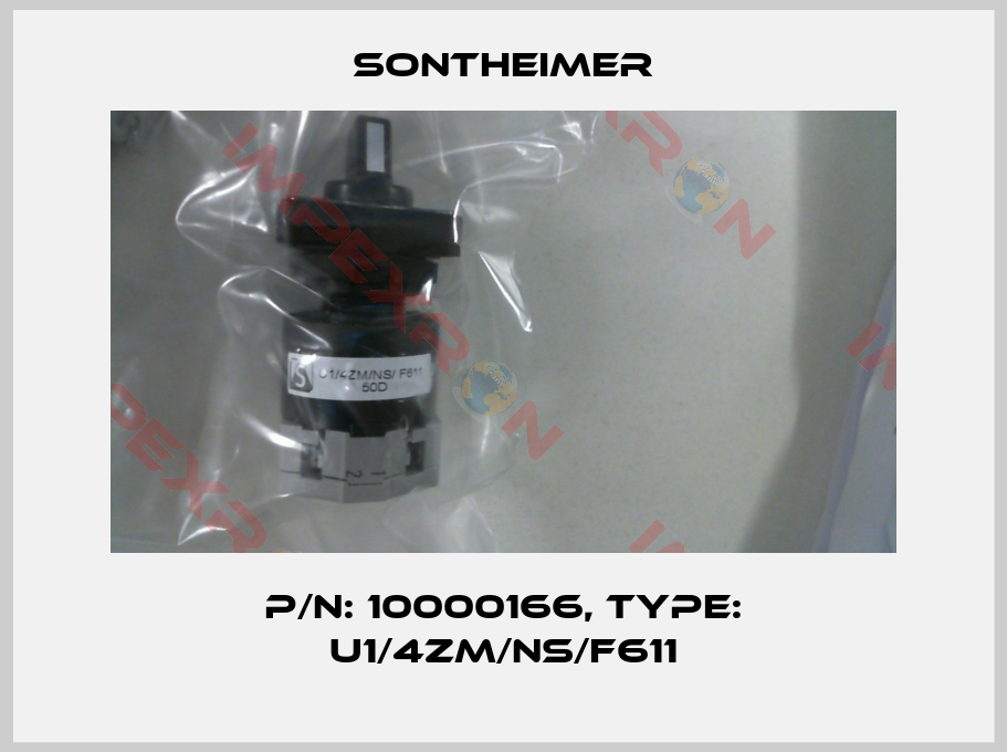 Sontheimer-P/N: 10000166, Type: U1/4ZM/NS/F611