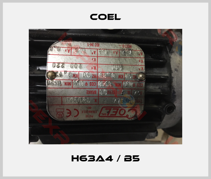 Coel-H63A4 / B5