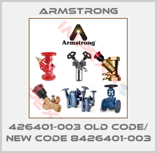 Armstrong-426401-003 old code/ new code 8426401-003