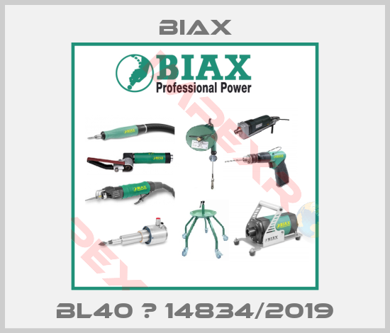 Biax-BL40 № 14834/2019
