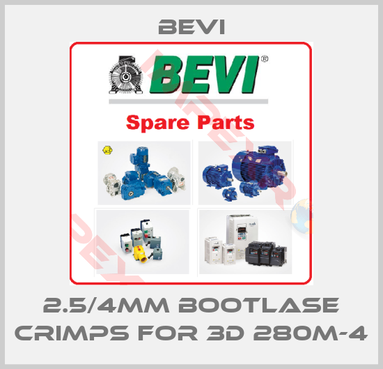 Bevi-2.5/4mm bootlase crimps for 3D 280M-4