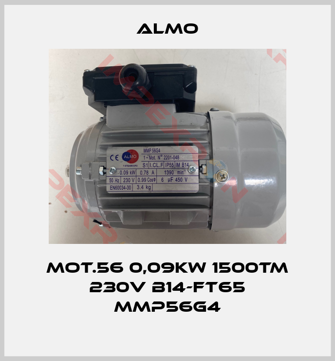 Almo-MOT.56 0,09KW 1500TM 230V B14-FT65 MMP56G4