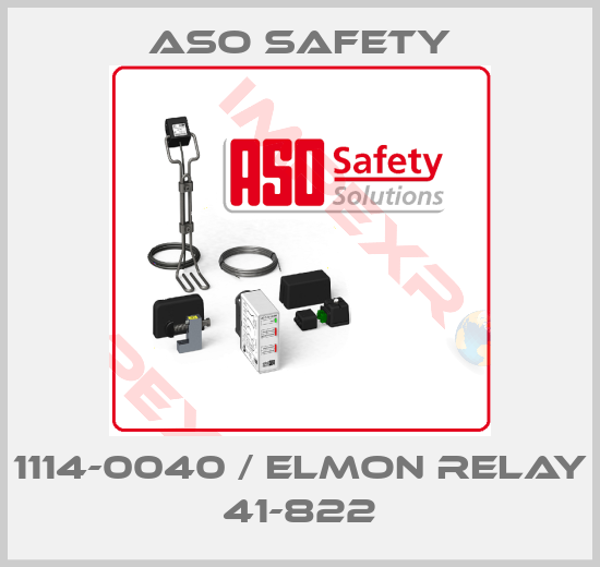 ASO SAFETY-1114-0040 / ELMON relay 41-822