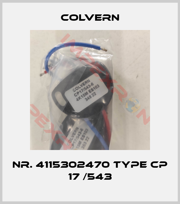 Colvern-Nr. 4115302470 Type CP 17 /543