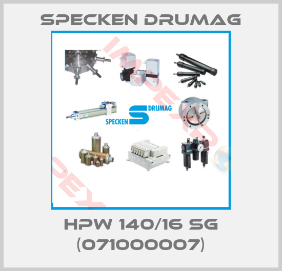 Specken Drumag-HPW 140/16 SG (071000007)