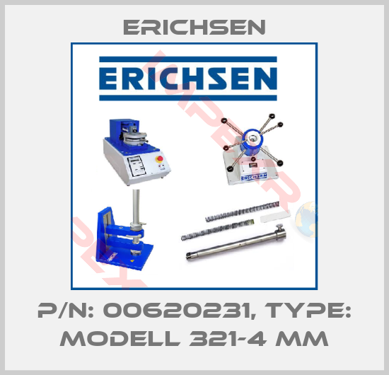 Erichsen-P/N: 00620231, Type: Modell 321-4 mm