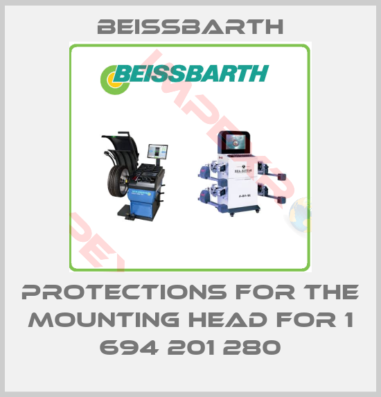 Beissbarth-protections for the mounting head for 1 694 201 280
