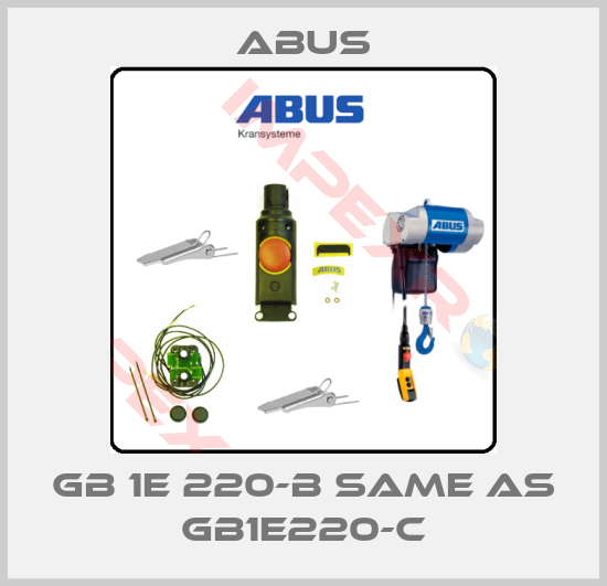 Abus-GB 1E 220-B same as GB1E220-C