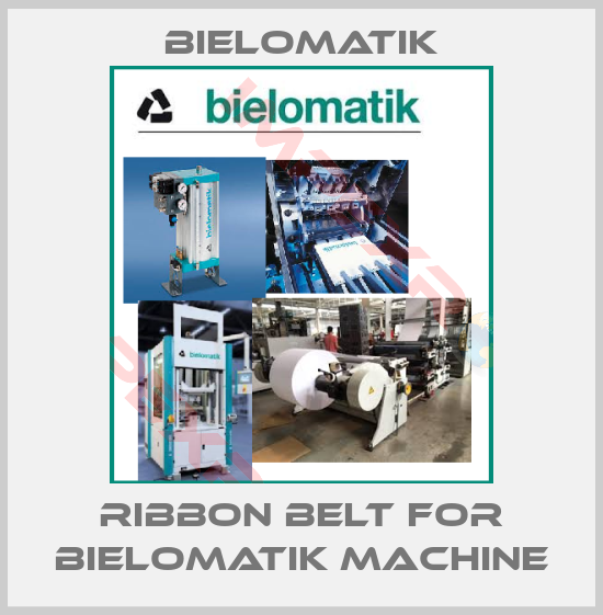 Bielomatik-ribbon belt for bielomatik machine