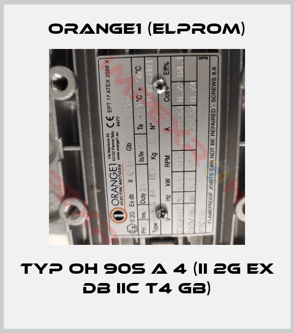 ORANGE1 (Elprom)-Typ OH 90S A 4 (II 2G Ex db IIC T4 Gb)