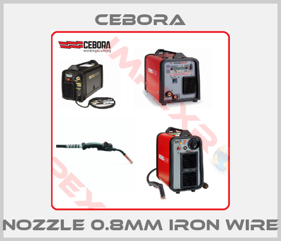 Cebora-nozzle 0.8mm iron wire