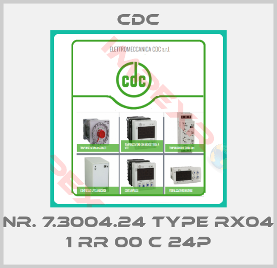CDC-Nr. 7.3004.24 Type RX04 1 RR 00 C 24P